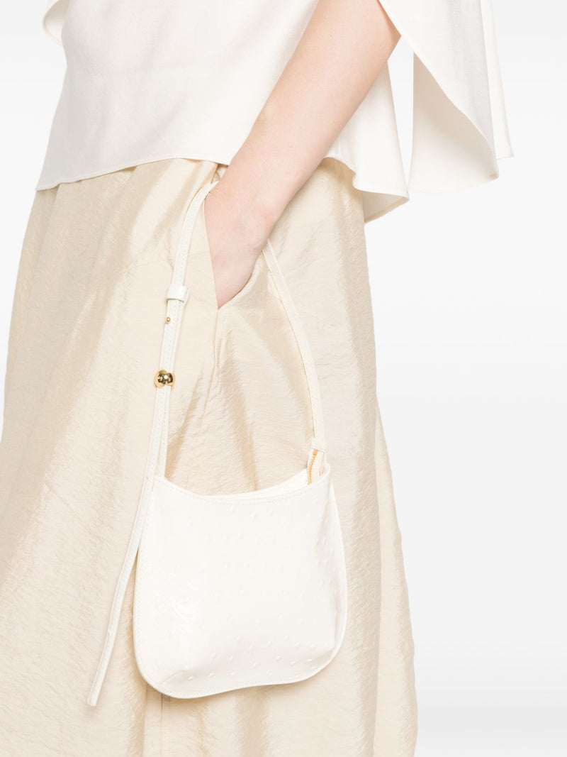 JACQUEMUS Le Petit Bisou leather shoulder bag | Urbalenti™ NYC