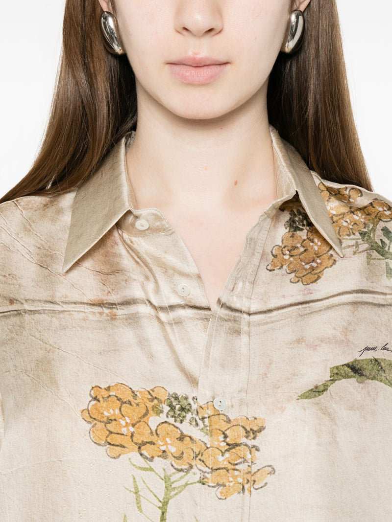 Pierre Louis Mascia Pierre Louis Mascia Printed silk shirt