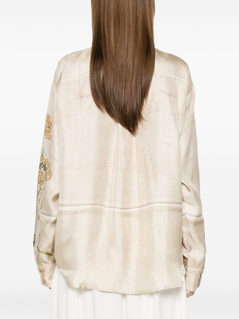 Pierre Louis Mascia Pierre Louis Mascia Printed silk shirt