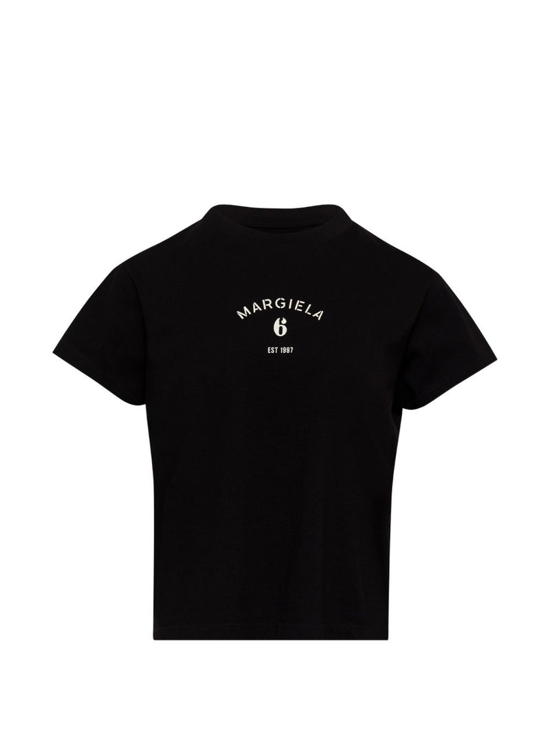 MM6 Maison Margiela Logo cotton t-shirt Variant 8 | Urbalenti™ NYC