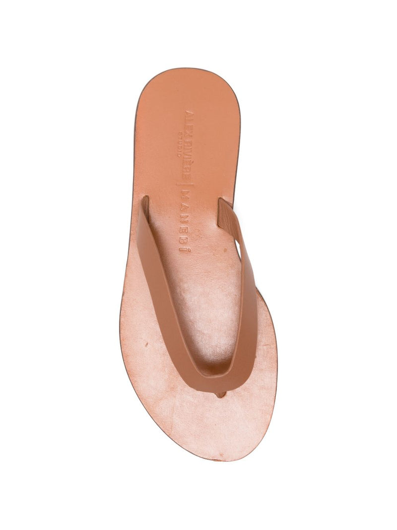 Manebí Manebí ManebÃ­ Leather thong sandals