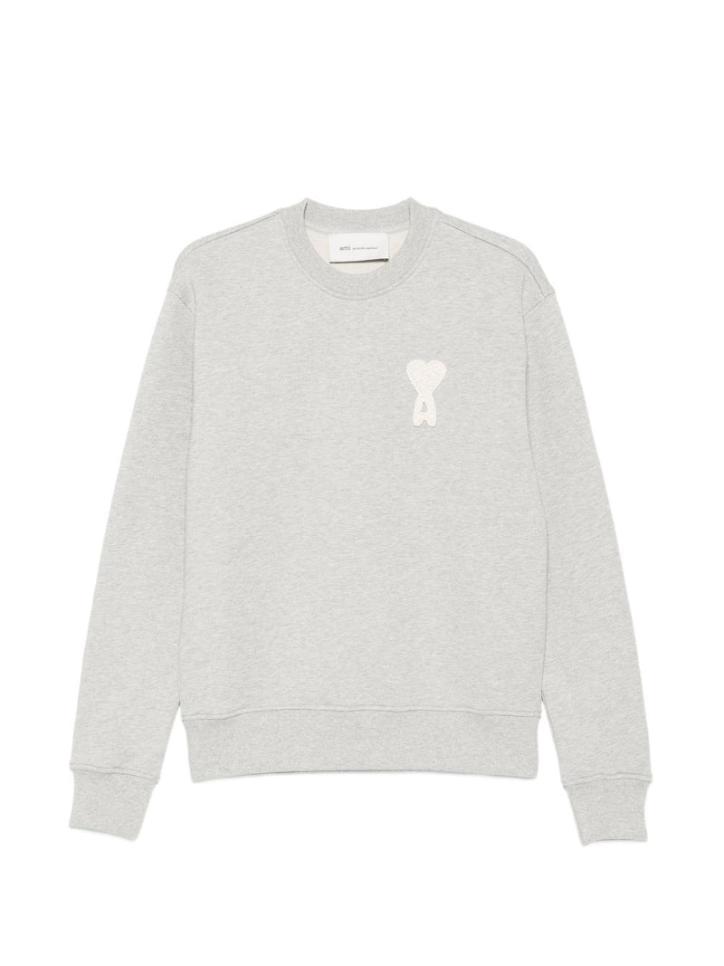 Ami Paris Ami De Coeur cotton sweatshirt | Urbalenti™ NYC