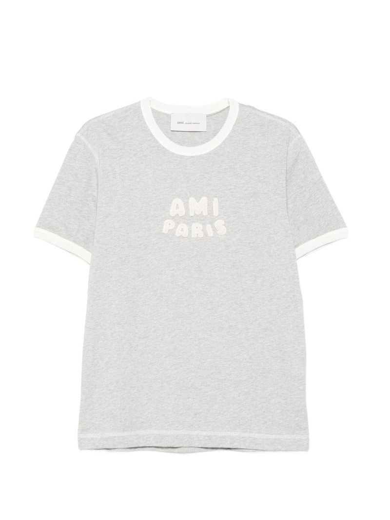 Ami Paris Logo cotton t-shirt | Urbalenti™ NYC