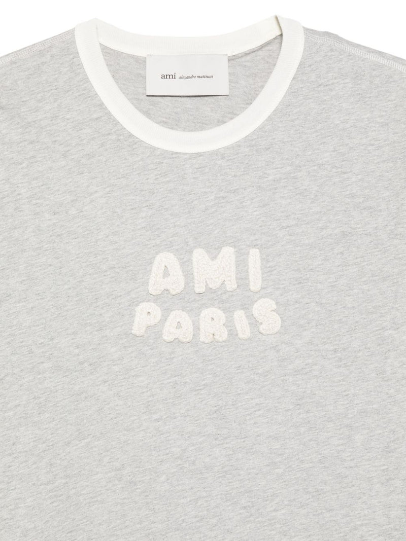 Ami Paris Logo cotton t-shirt | Urbalenti™ NYC