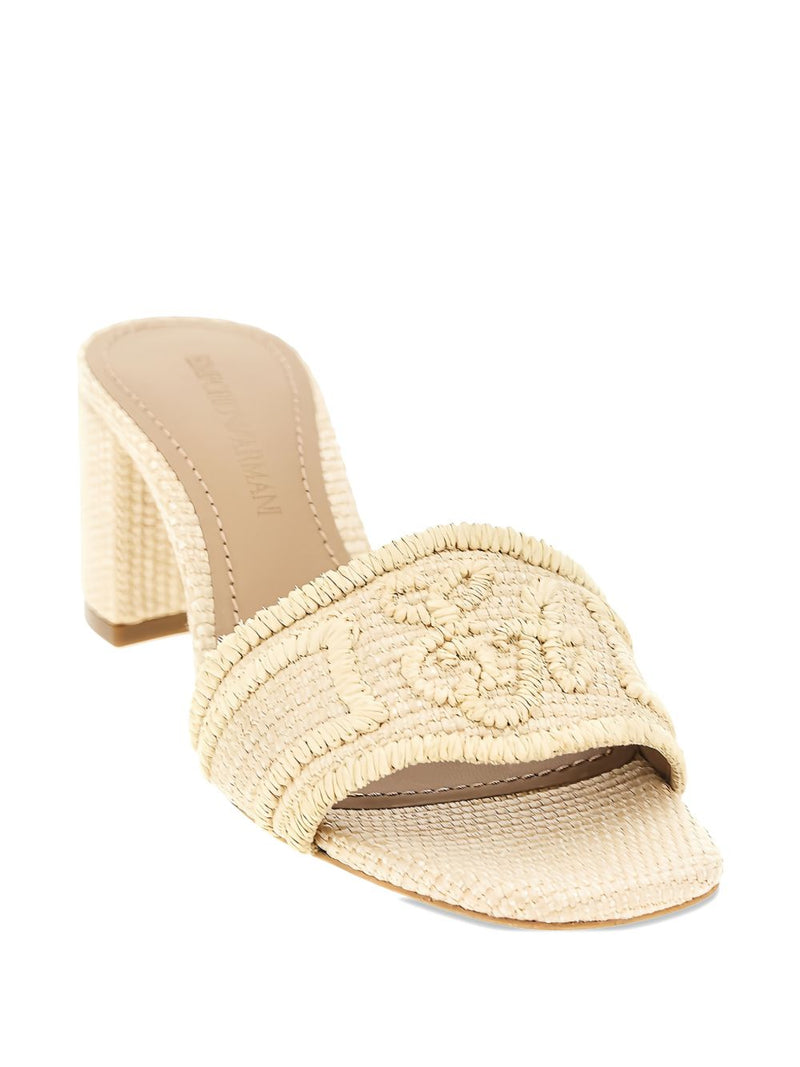 EMPORIO ARMANI EXCLUSIVE Emporio Armani Exclusive Rafia mules