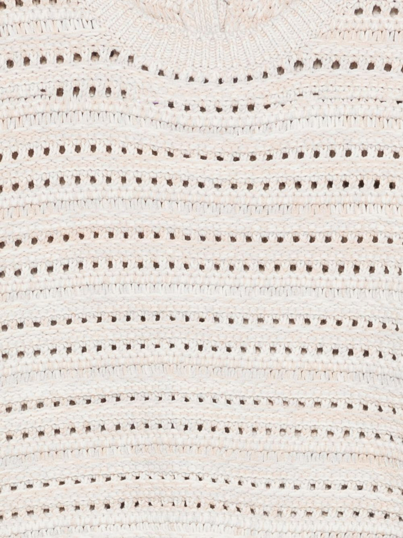 Emporio Armani Cotton open-knit cardigan | Urbalenti™ NYC