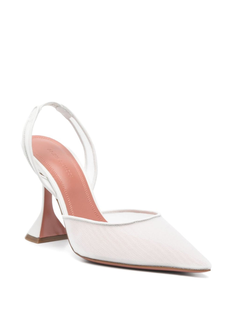 Amina Muaddi Holli slingback pumps | Urbalenti™ NYC