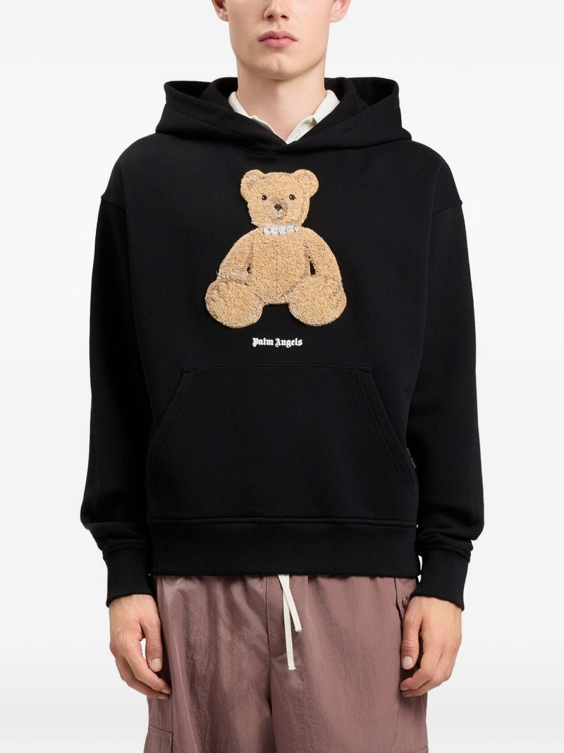 Palm Angels Bear cotton hoodie | Urbalenti™ NYC