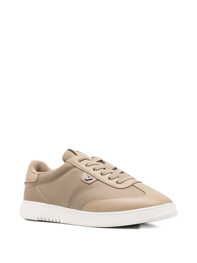 Emporio Armani Leather sneakers | Urbalenti™ NYC
