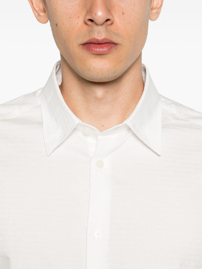 Emporio Armani Emporio Armani Logo cotton shirt