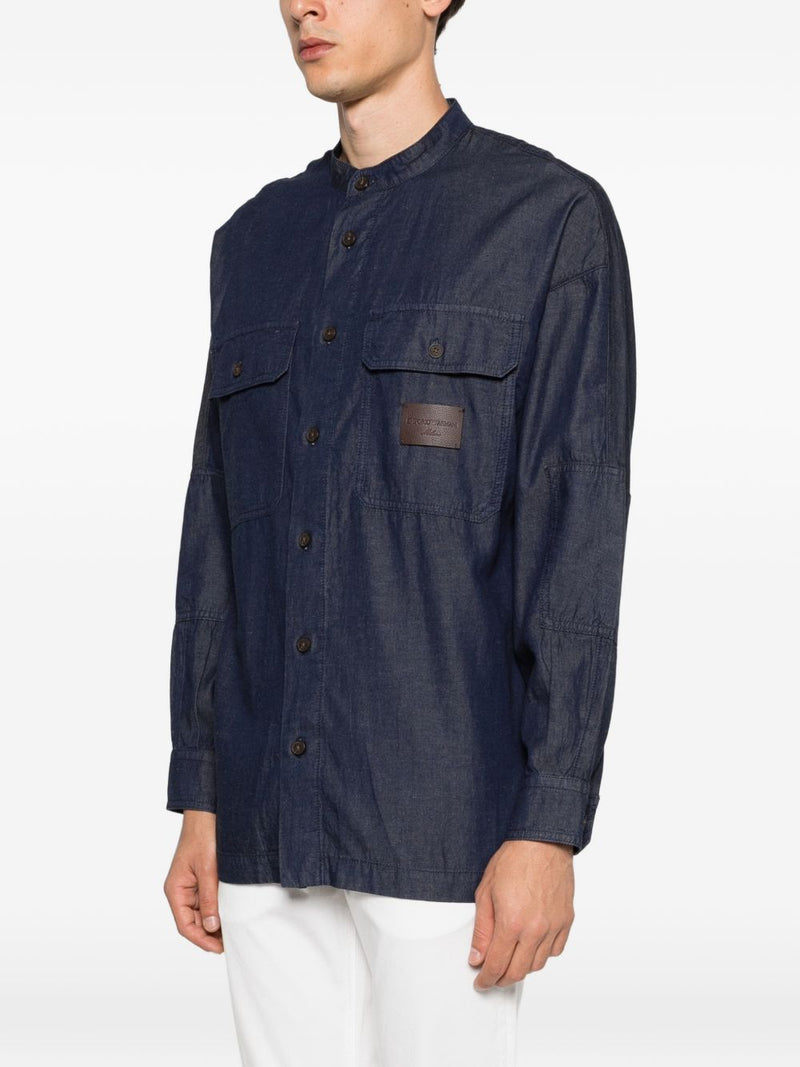 Emporio Armani Denim shirt | Urbalenti™ NYC