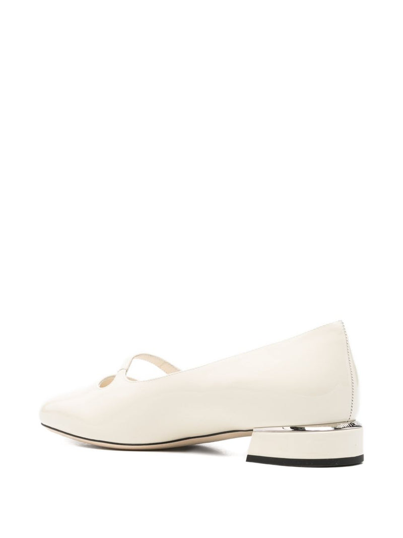 Jimmy Choo Elisa patent leather ballet flats | Urbalenti™ NYC