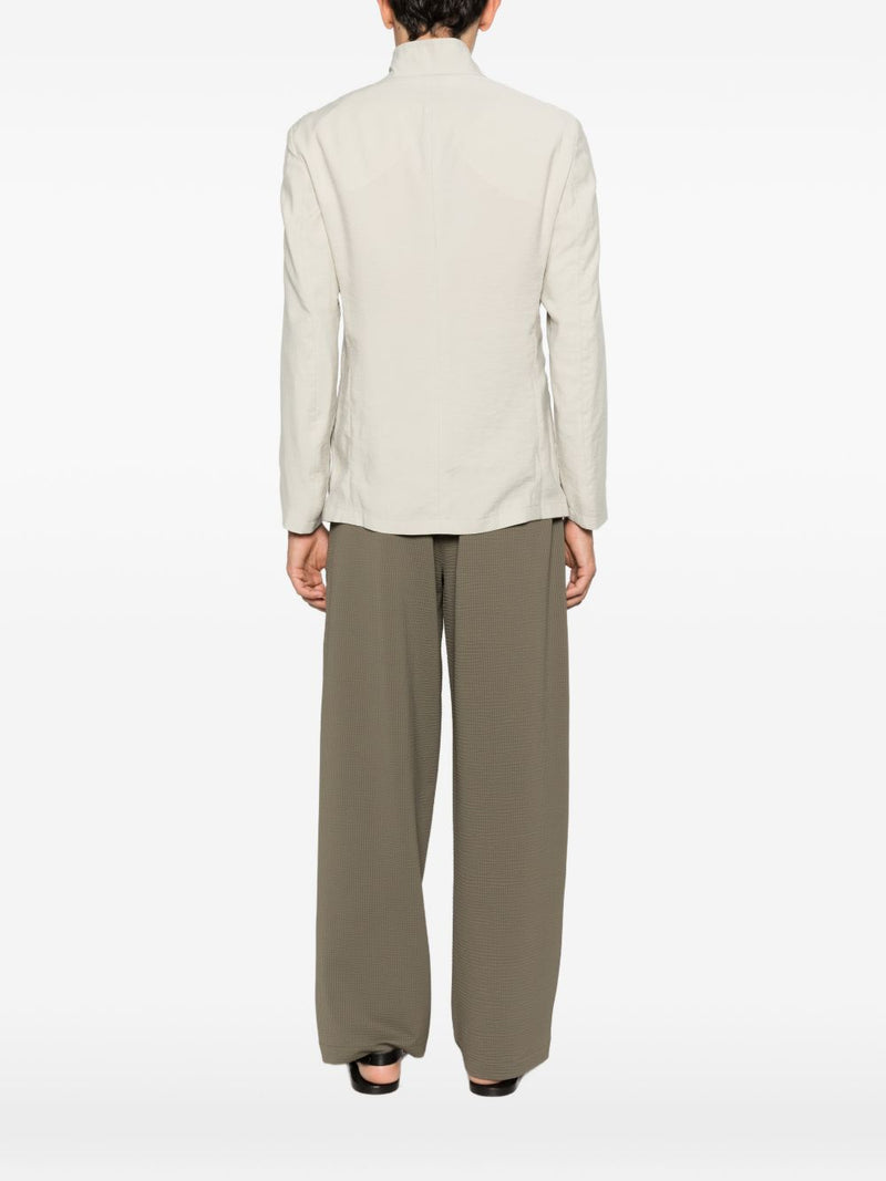 Emporio Armani Single-breasted blazer jacket | Urbalenti™ NYC