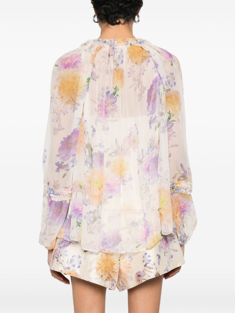 Zimmermann Zimmermann Luna printed blouse