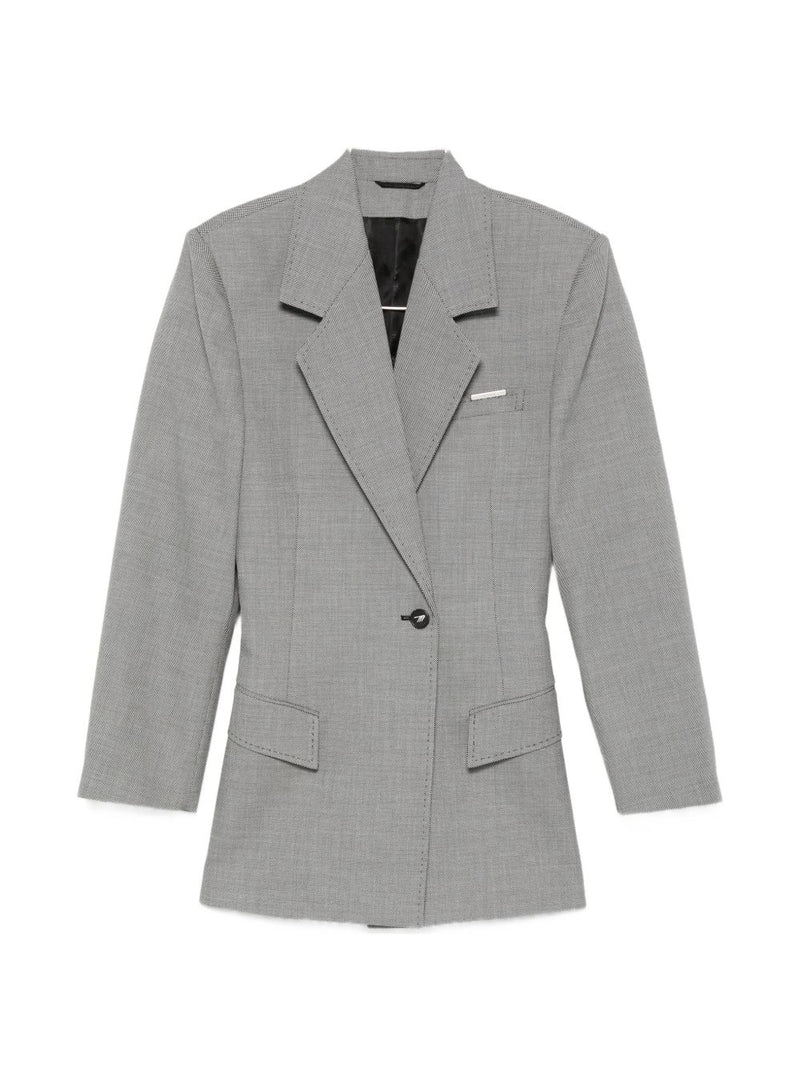 THE ATTICO FAshION Wool blend single-breasted jacket... | Urbalenti™ NYC