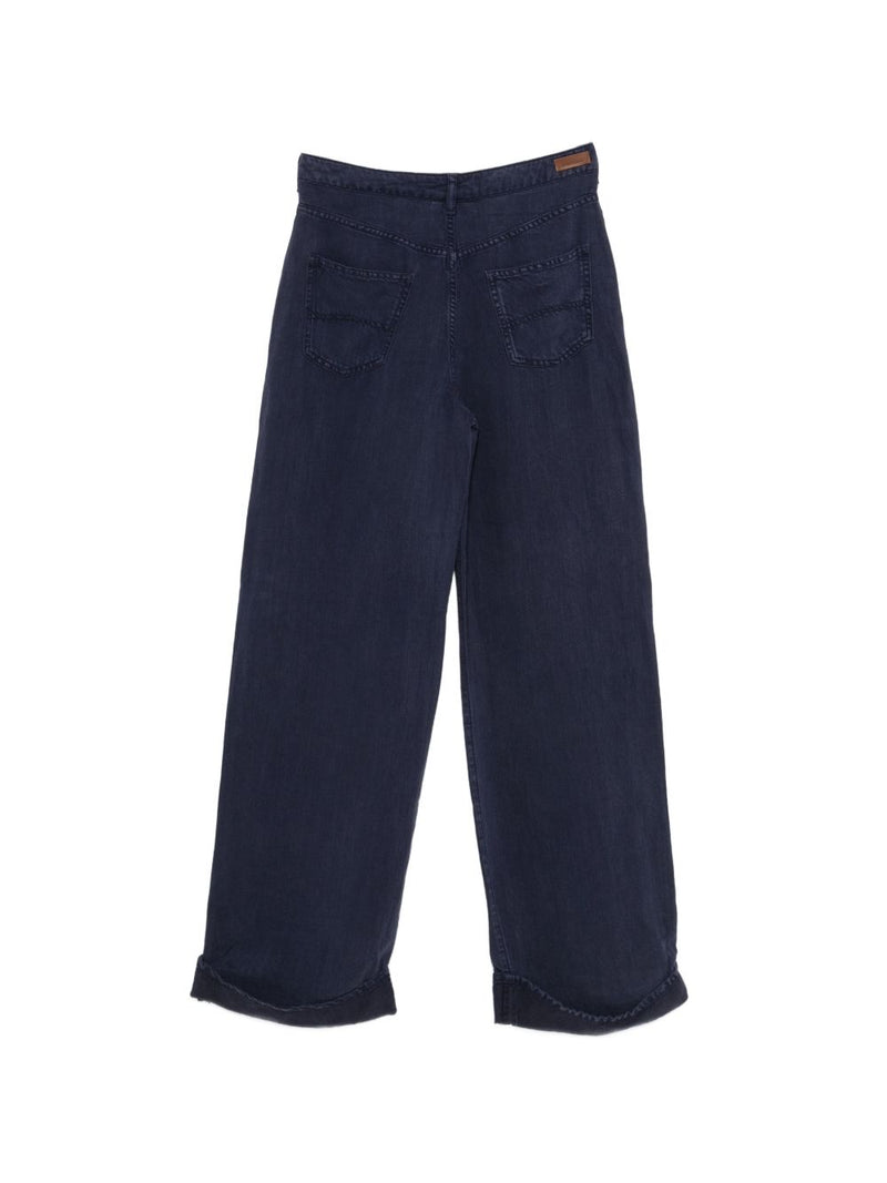 Emporio Armani Emporio Armani Linen blend trousers