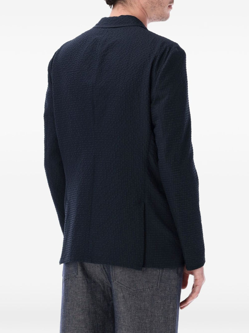 Emporio Armani Single-breasted blazer jacket | Urbalenti™ NYC