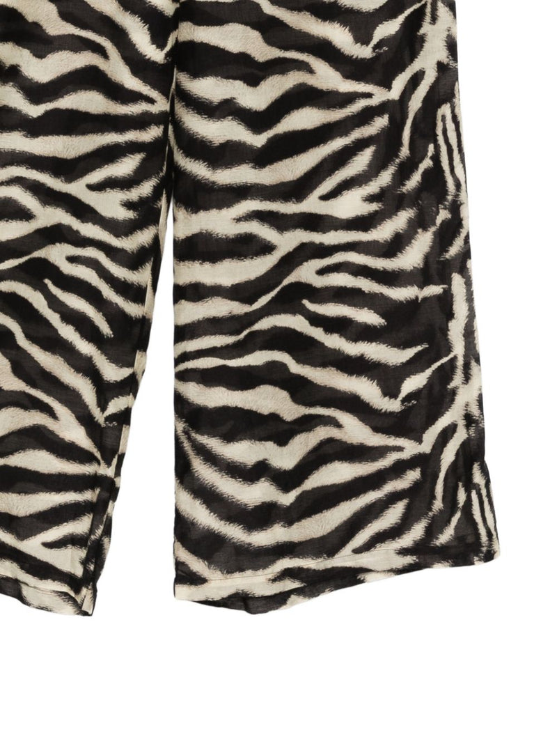 Ermanno Scervino Ermanno Scervino Printed cotton trousers