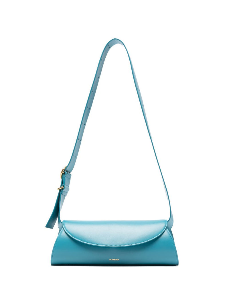 Jil Sander Cannolo small leather shoulder bag | Urbalenti™ NYC