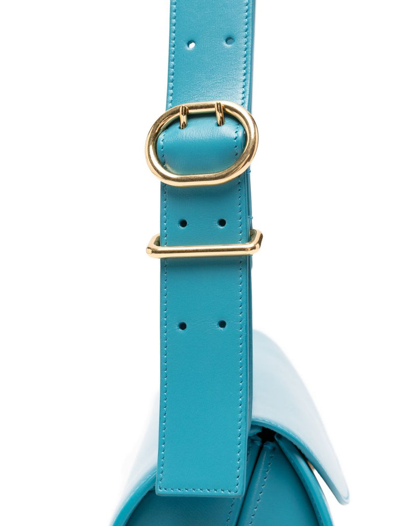 Jil Sander Cannolo small leather shoulder bag | Urbalenti™ NYC