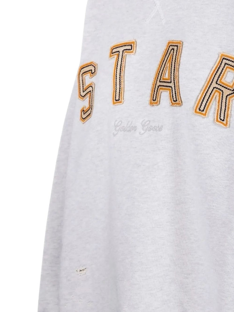 Golden Goose Logo cotton sweatshirt | Urbalenti™ NYC