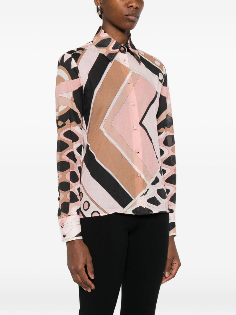 Pucci Printed cotton shirt | Urbalenti™ NYC