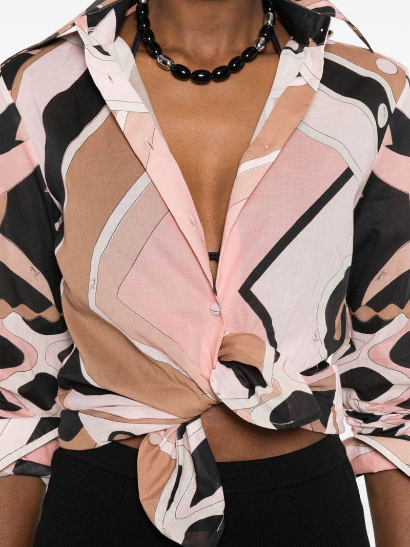 Pucci Printed cotton shirt | Urbalenti™ NYC