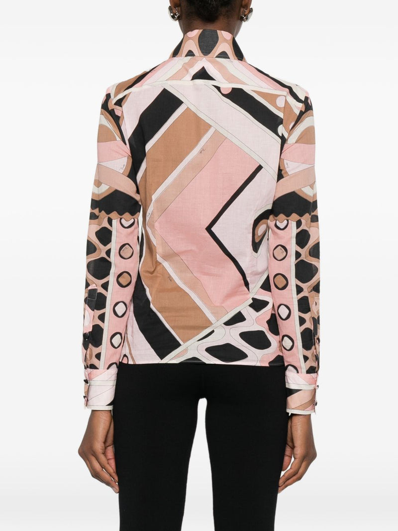 Pucci Printed cotton shirt | Urbalenti™ NYC