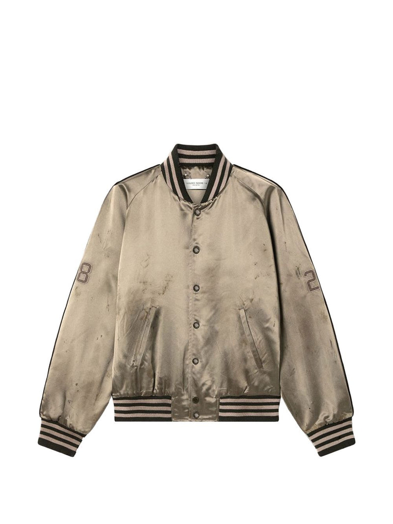 Golden Goose Satin bomber jacket | Urbalenti™ NYC