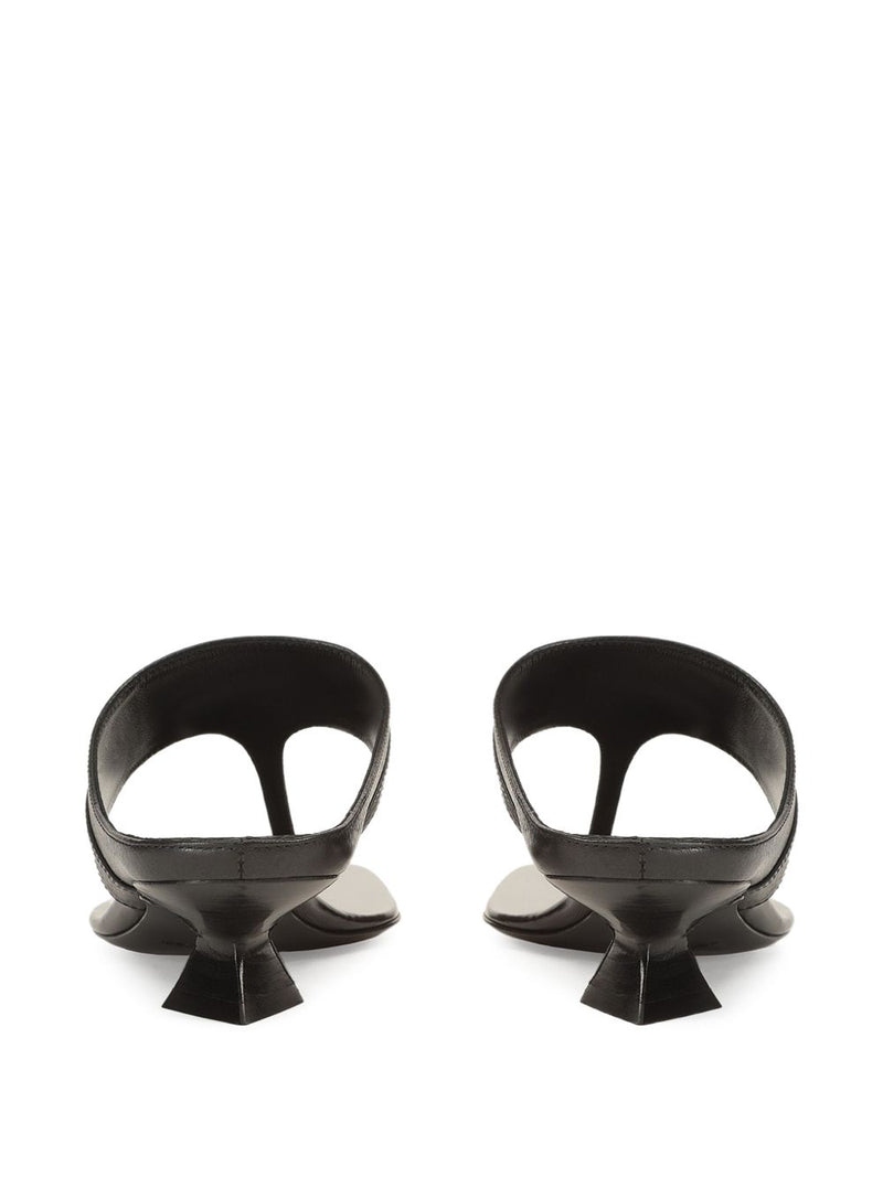 Sergio Rossi Sergio Rossi Leather thong sandals