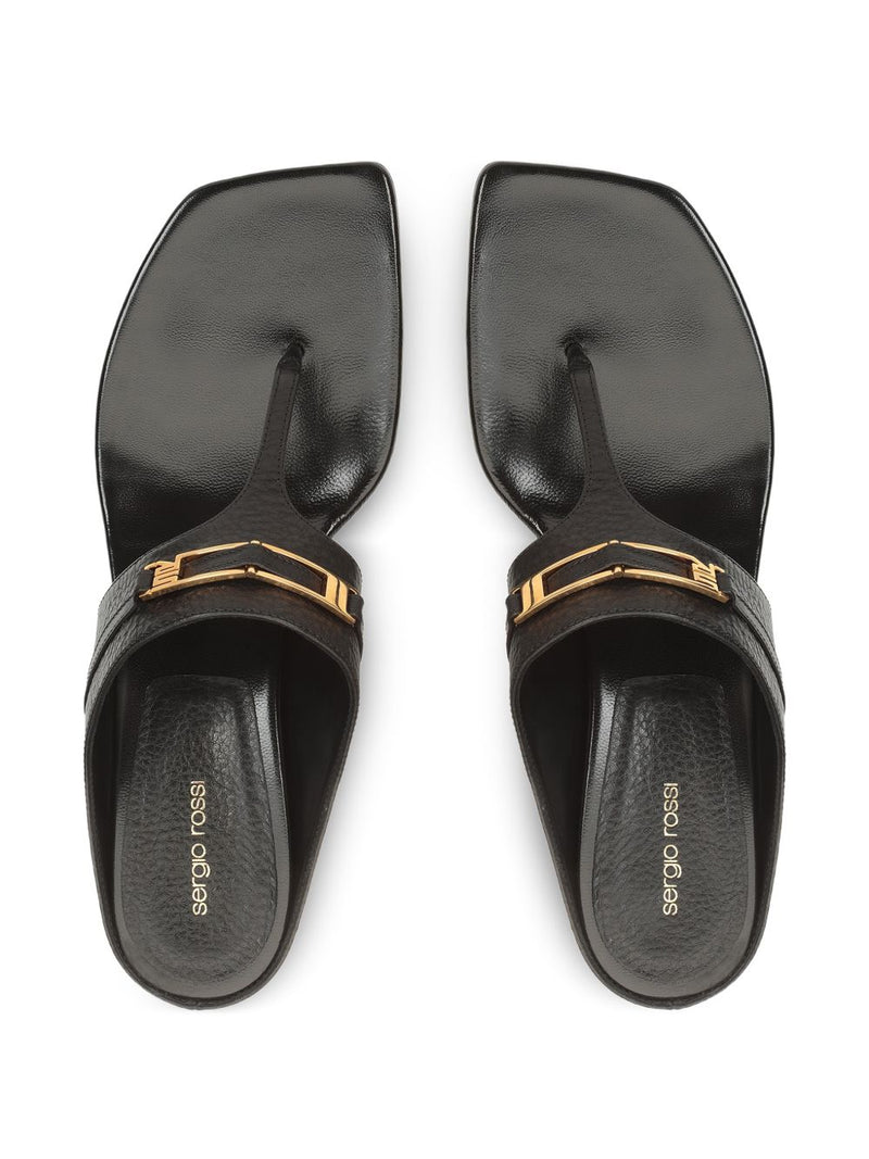 Sergio Rossi Sergio Rossi Leather thong sandals