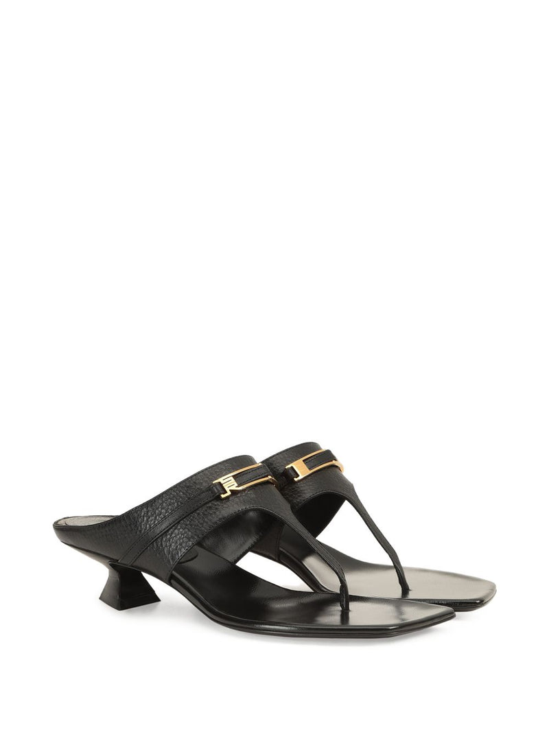 Sergio Rossi Sergio Rossi Leather thong sandals
