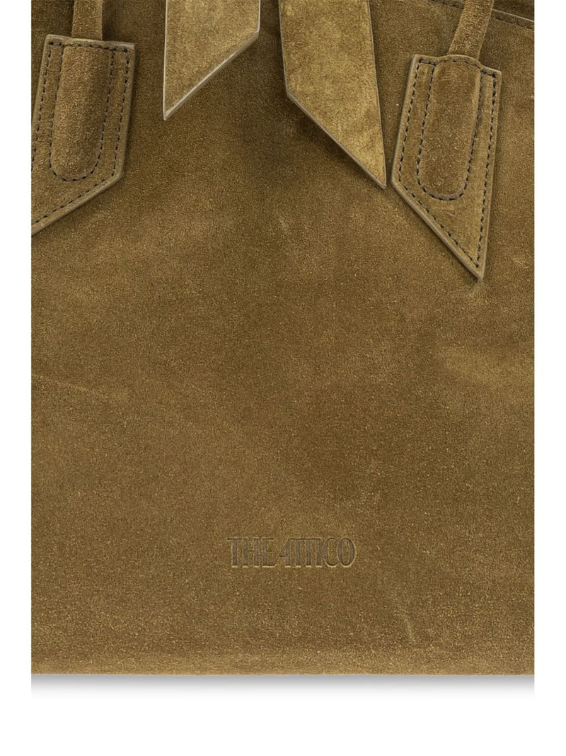 The Attico La Passeggiata leather shoulder bag | Urbalenti™ NYC