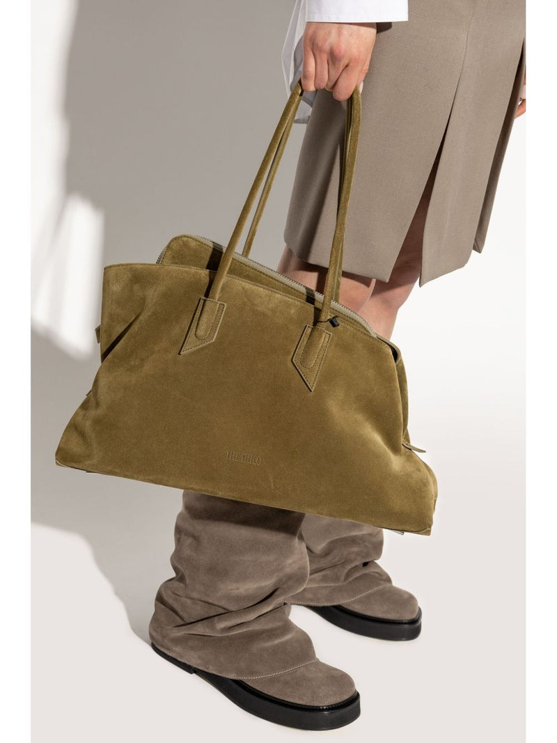 The Attico La Passeggiata leather shoulder bag | Urbalenti™ NYC