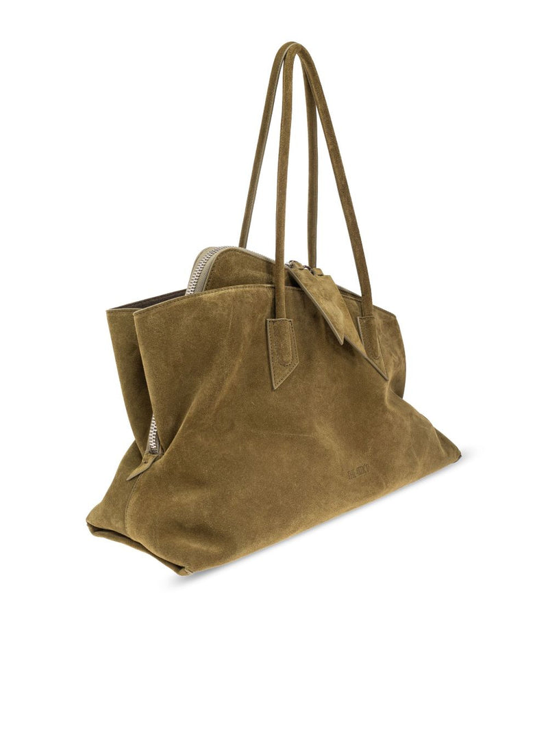 The Attico La Passeggiata leather shoulder bag | Urbalenti™ NYC