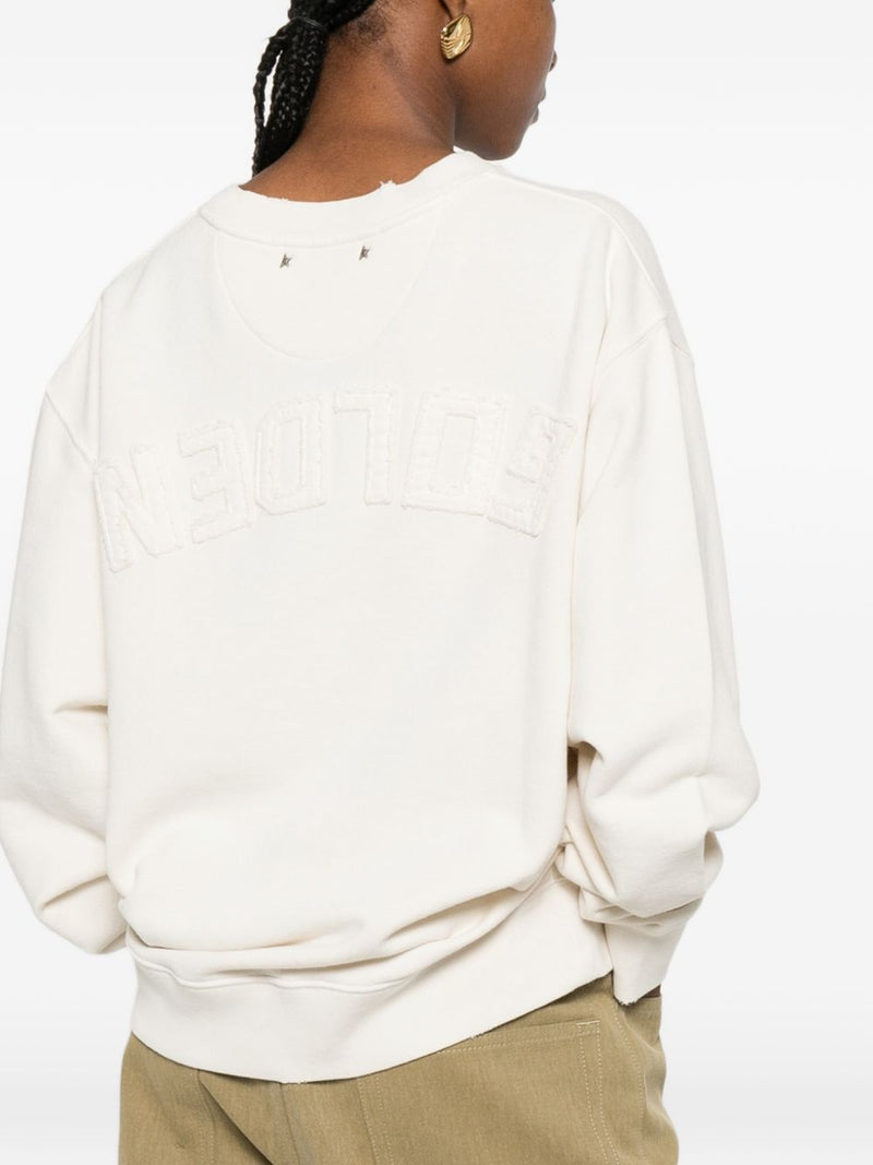 Golden Goose Cotton crewneck sweatshirt | Urbalenti™ NYC