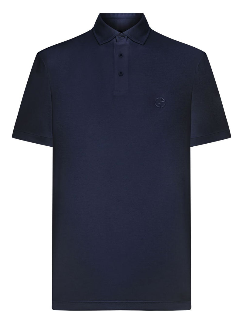 Giorgio Armani Giorgio Armani Interlock cotton polo shirt