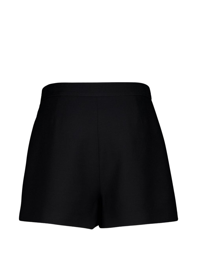 Valentino VLogo Signature wool and silk shorts | Urbalenti™ NYC