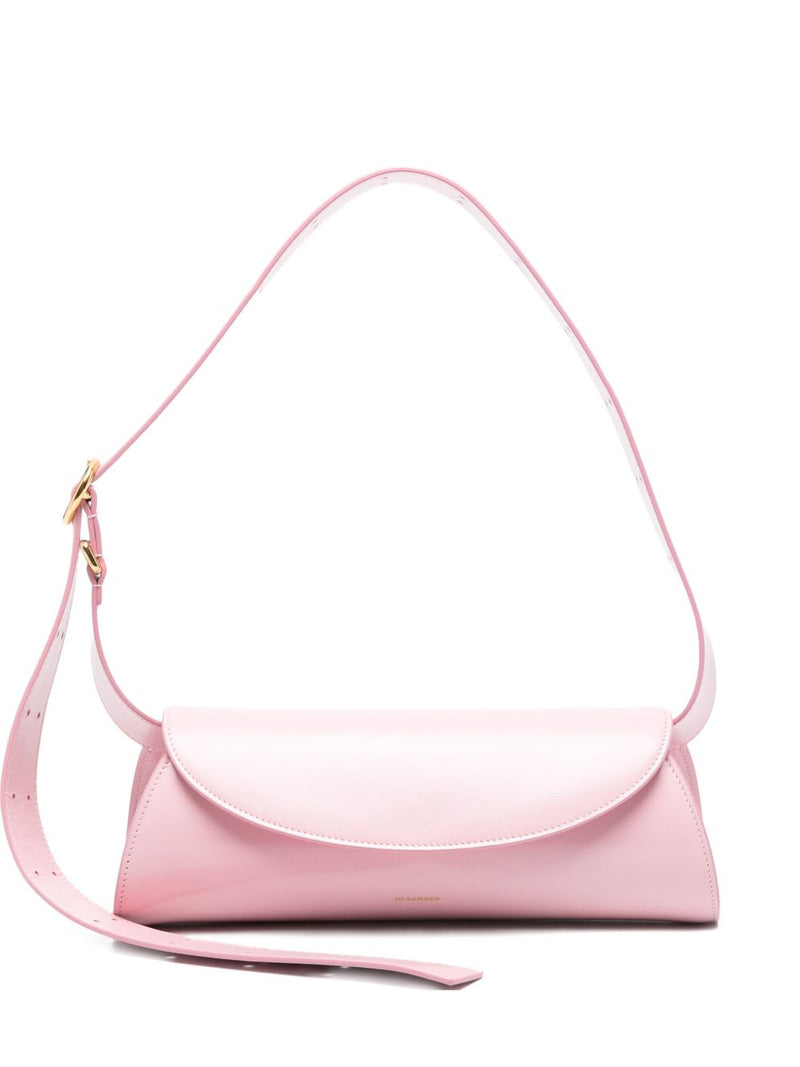 Jil Sander Cannolo small leather shoulder bag | Urbalenti™ NYC