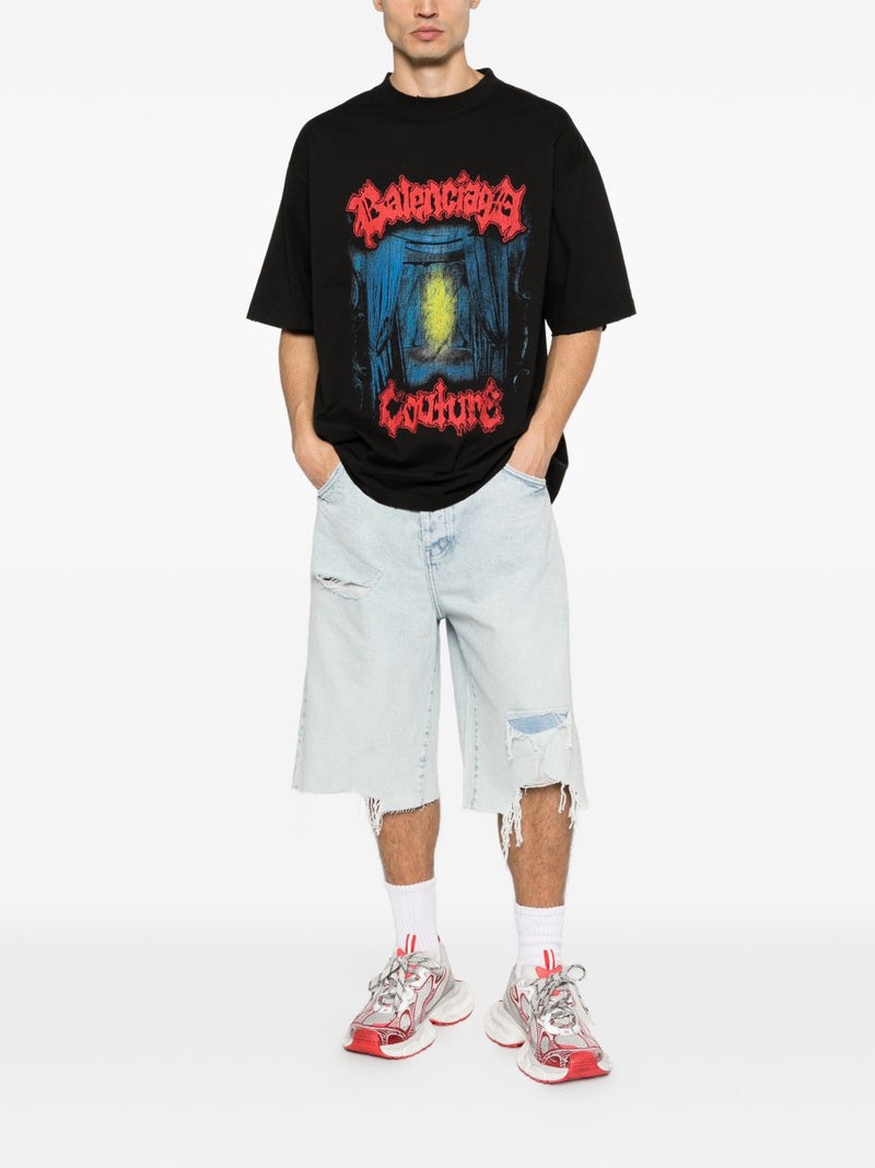 Balenciaga Printed cotton t-shirt | Urbalenti™ NYC