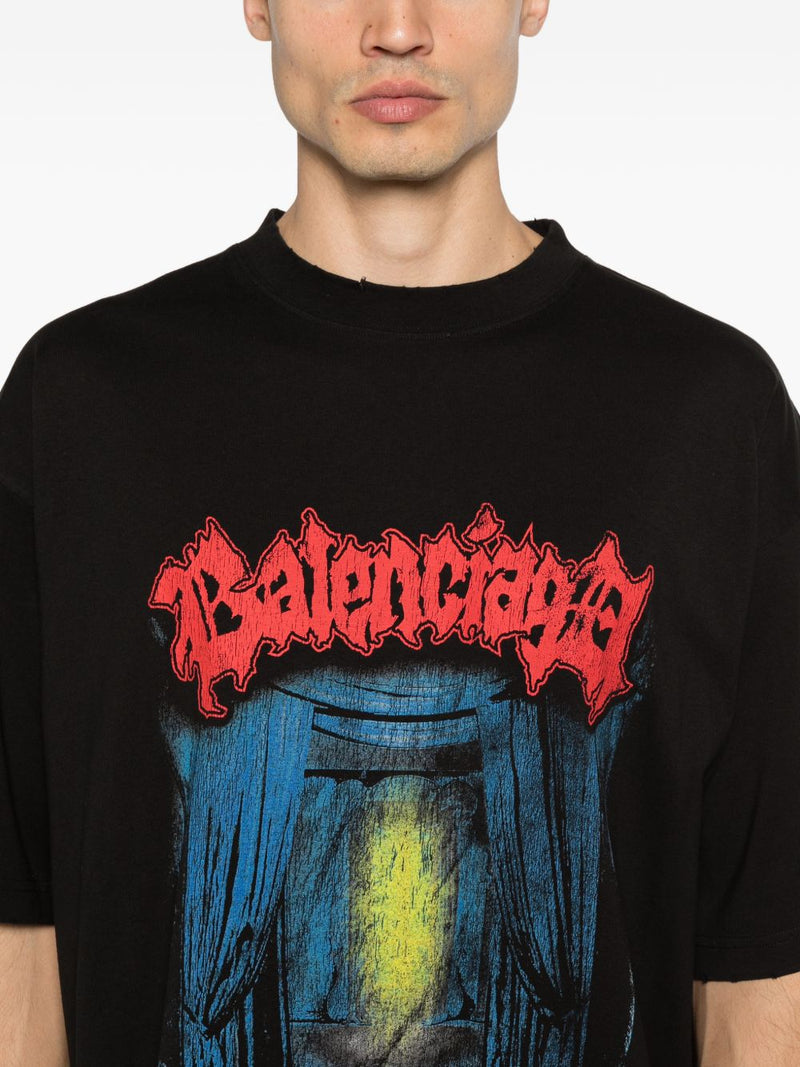 Balenciaga Printed cotton t-shirt | Urbalenti™ NYC