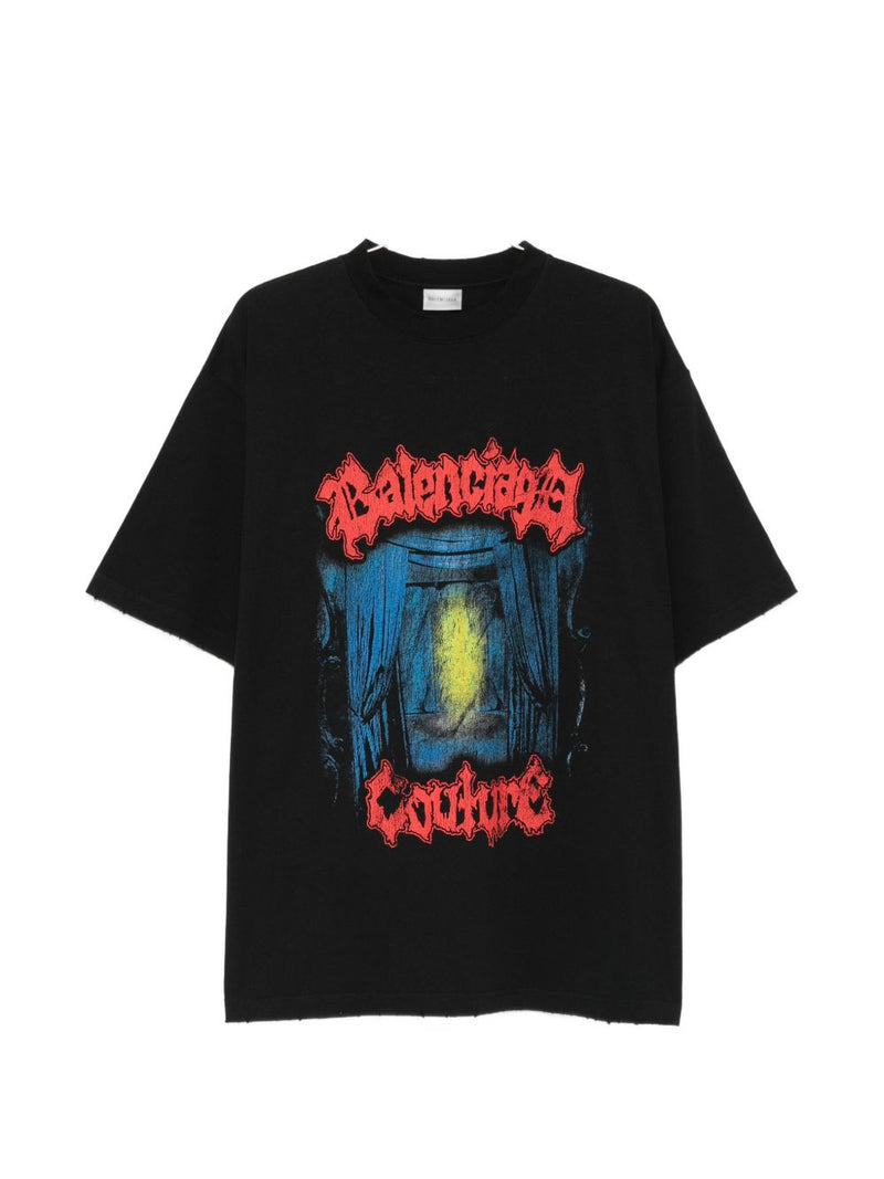 Balenciaga Printed cotton t-shirt | Urbalenti™ NYC