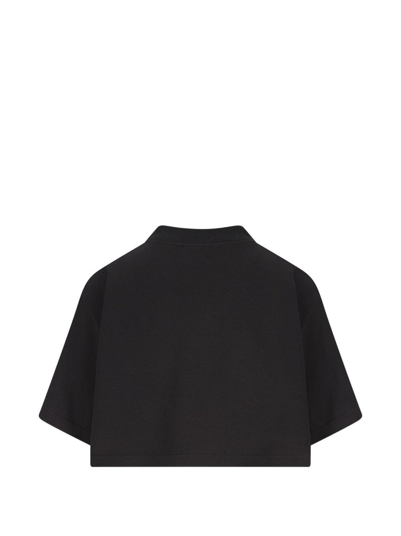 Balenciaga Cotton cropped t-shirt | Urbalenti™ NYC