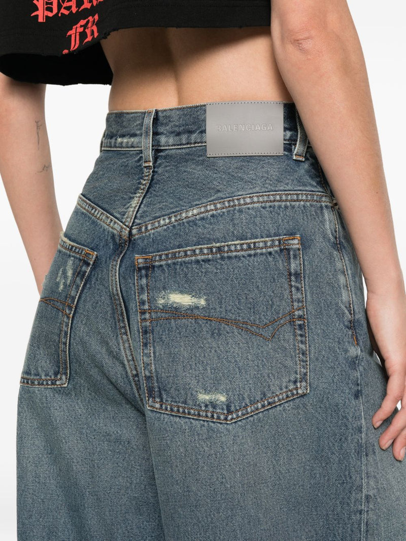 Balenciaga Flared denim jeans | Urbalenti™ NYC