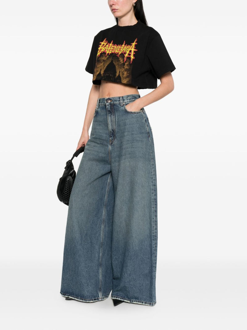 Balenciaga Flared denim jeans | Urbalenti™ NYC