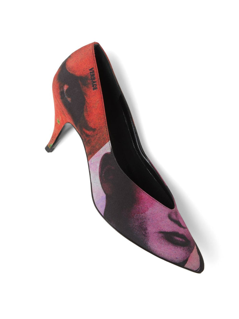 Versace Printed pumps | Urbalenti™ NYC