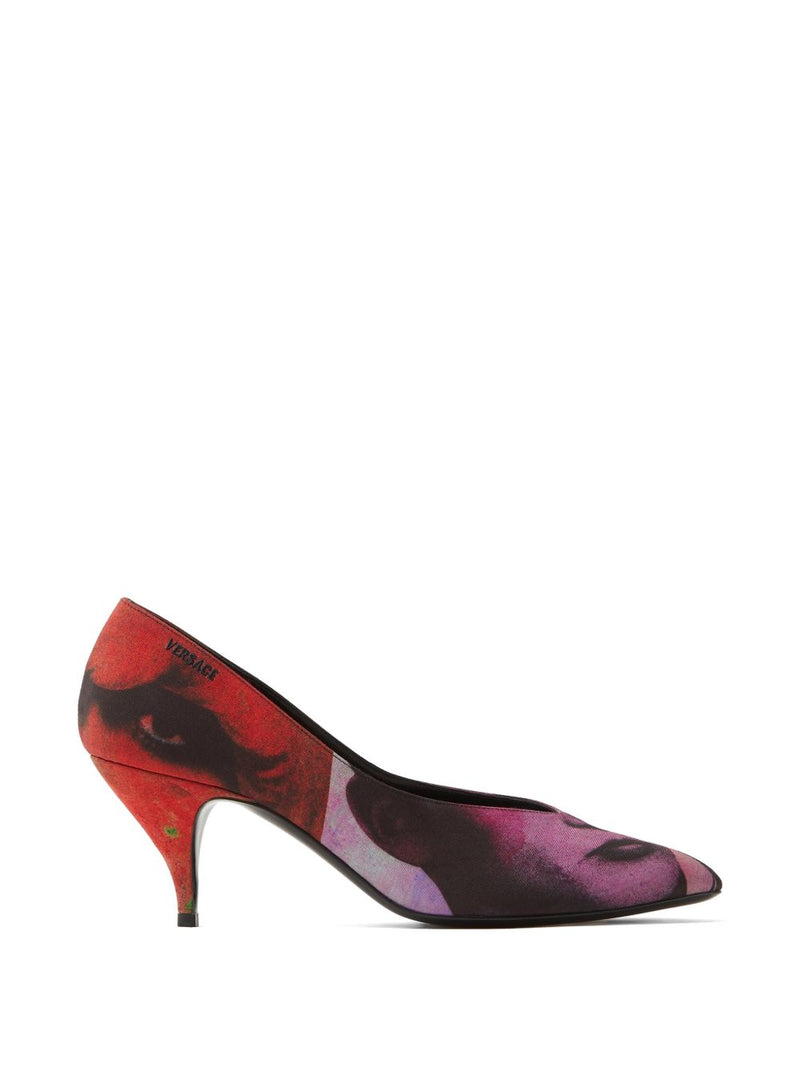 Versace Printed pumps | Urbalenti™ NYC
