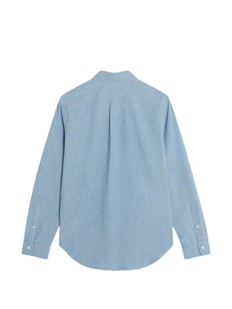 Maison Kitsuné Maison Kitsuné Maison KitsunÃ© Profile Fox cotton shirt