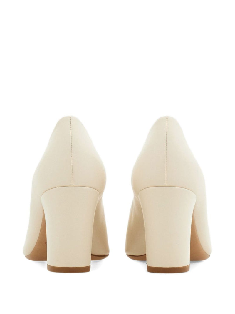 Ferragamo Gancini block heel pump | Urbalenti™ NYC