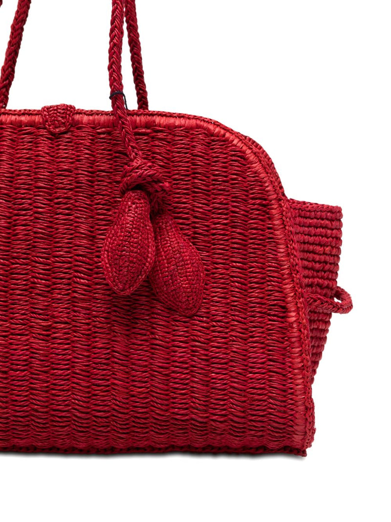 JACQUEMUS Le Turismo rafia handbag | Urbalenti™ NYC